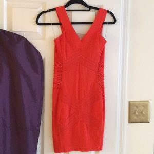 Tangerine Guess bodycon dress